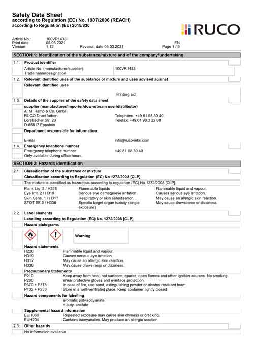 11-MSDS-100VR1433