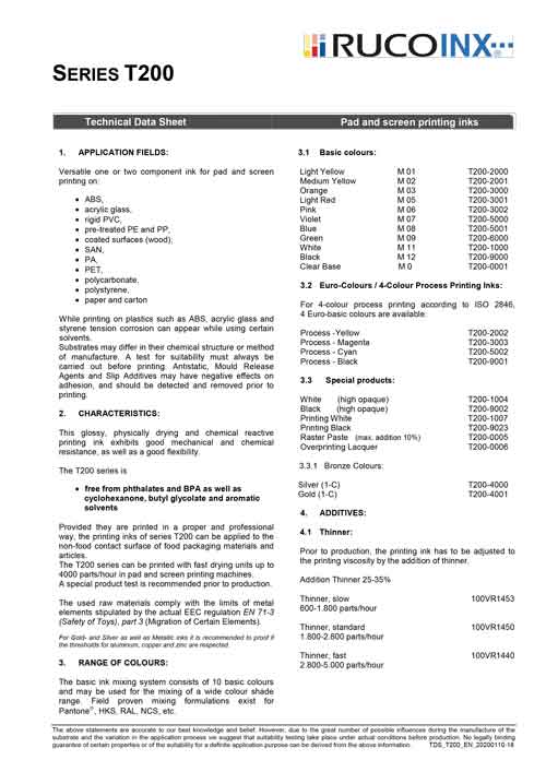 Technical-Data-Sheets---series-T200