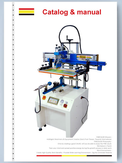 FA-400 500 600RSN 半自動曲面網版印刷機 型錄
