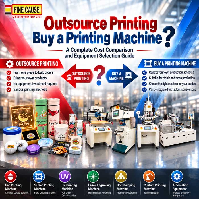 Printing Machine Buying Guide vs Outsourcing