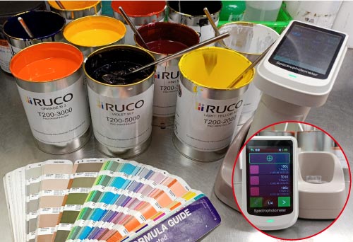 Spectrophotometer Testing Print Color Delta E