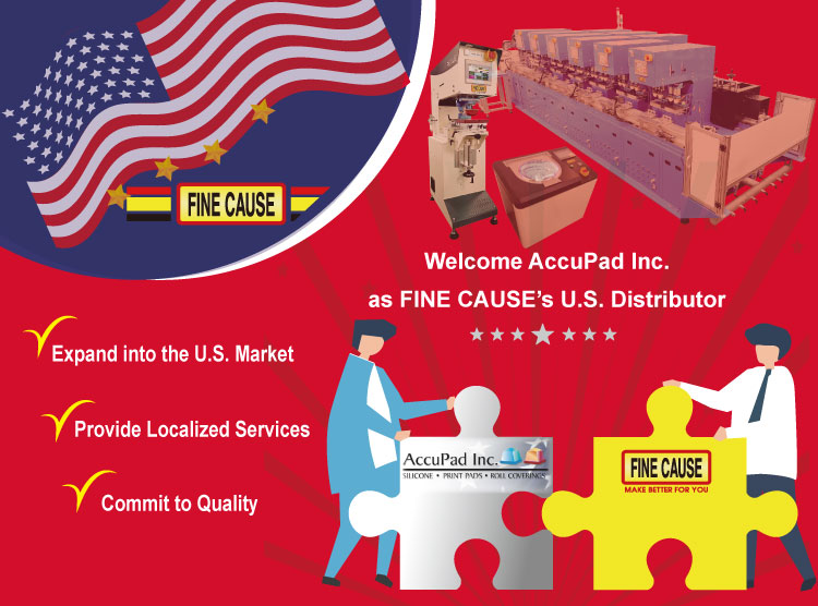 FINE CAUSE Announces Official Partnership with AccuPad Inc. in the United States
