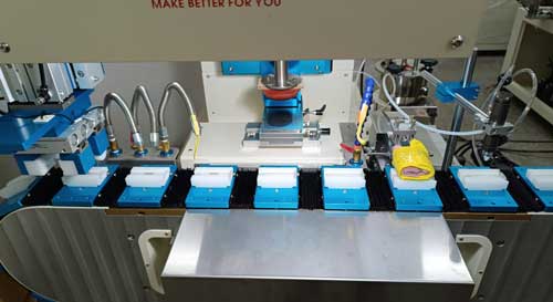 FC-261ANC-HT Pad Printing Machine With Tank Conveyor Belt
