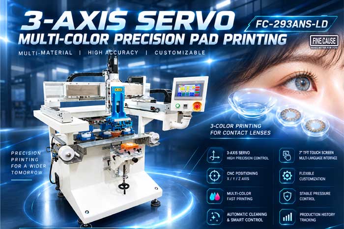 3-Color Pad Printer Machine