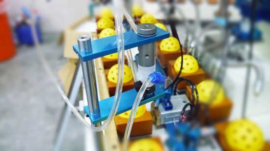 Pad printing machine with carousel