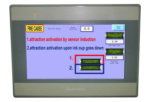 Magnetic Cliché Fixation Base Pad Printing Machine
