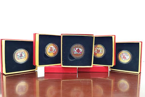 Commemorative coin printing