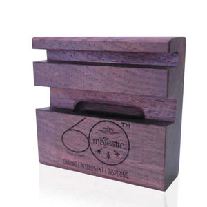 Wooden Phone Holder Laser Engraving OEM & Wood Marking