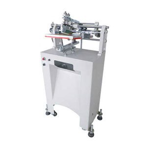Small round screen printing machine
