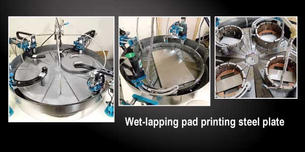 Wet-lapping-pad-printing-steel-plate