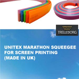 UNITEX MARATHON英國網印刮膠介紹