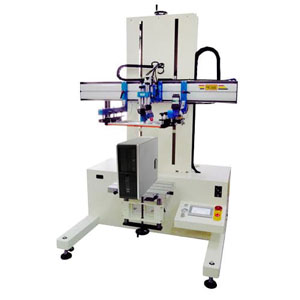 screen printing equipment by frame heighten