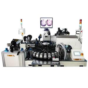 Contact Lens Pad Printer with reciprocated doctoring index table